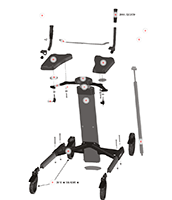 Exploded view with spare parts TOPRO Taurus H Basic